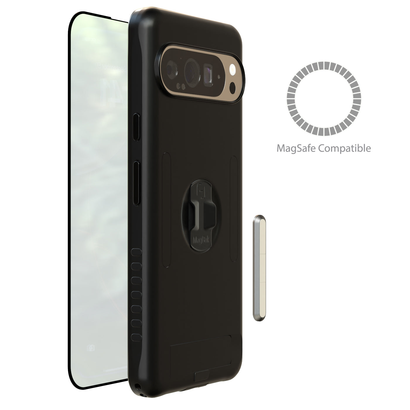 SURAZO Slim magnetische telefoonhoes voor Google Pixel 9 Pro, klaphoes SURAZO Slim magnetische telefoonhoes voor Google Pixel 9 Pro, klaphoes