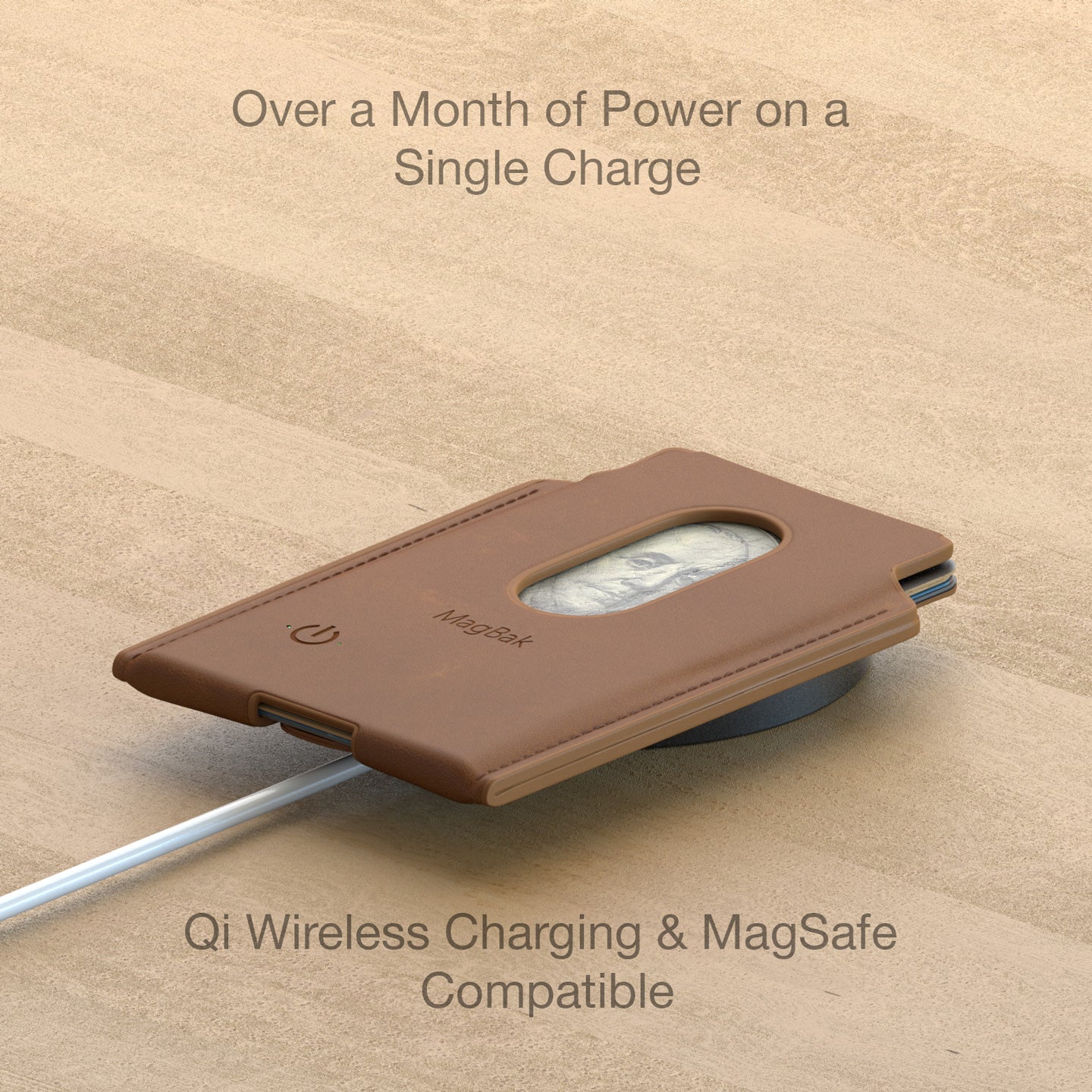 MagBak Wallet charging | FMWLT-TN,FMWLT-SBK