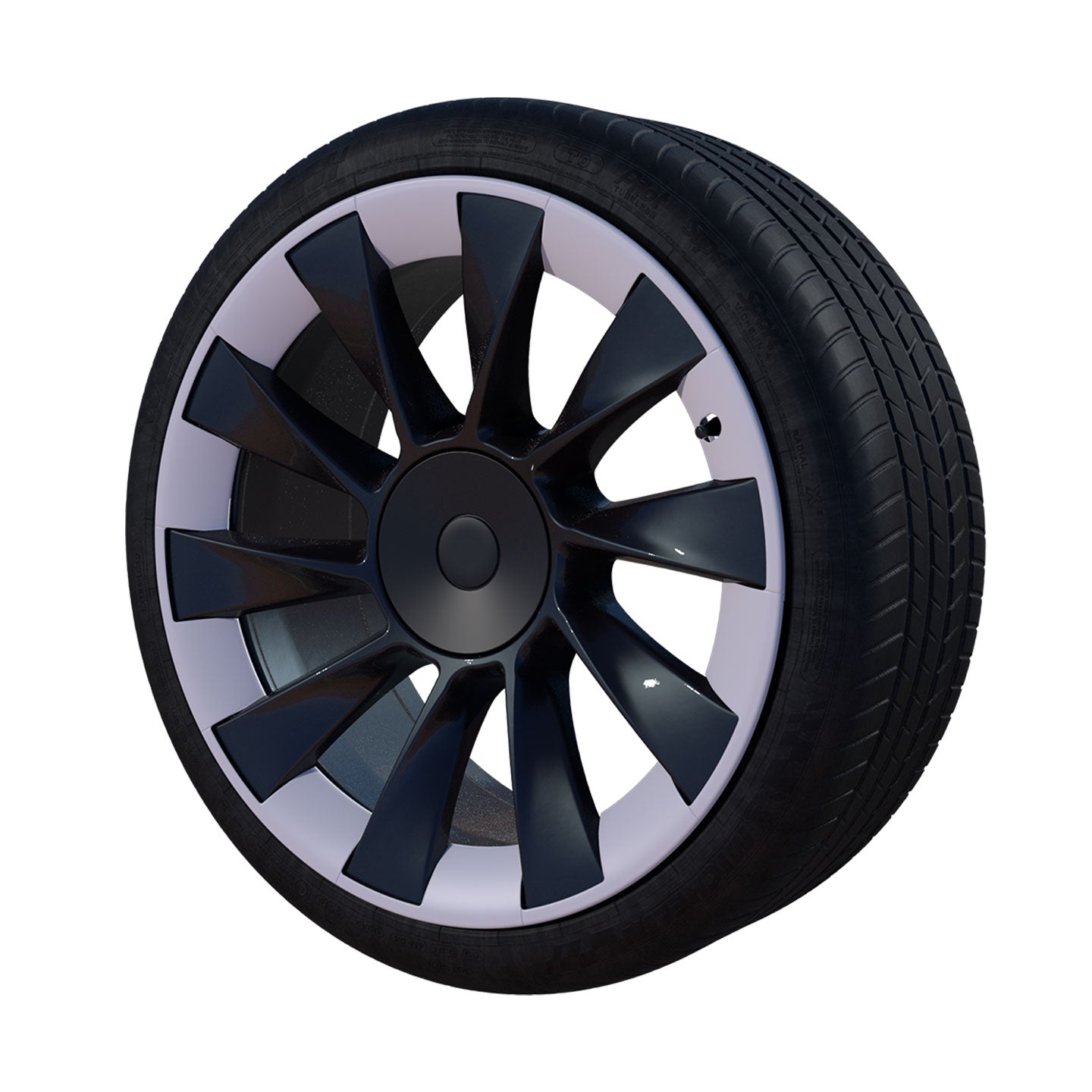 White RimCase Model Y Induction profile | RPTMY20I-WT