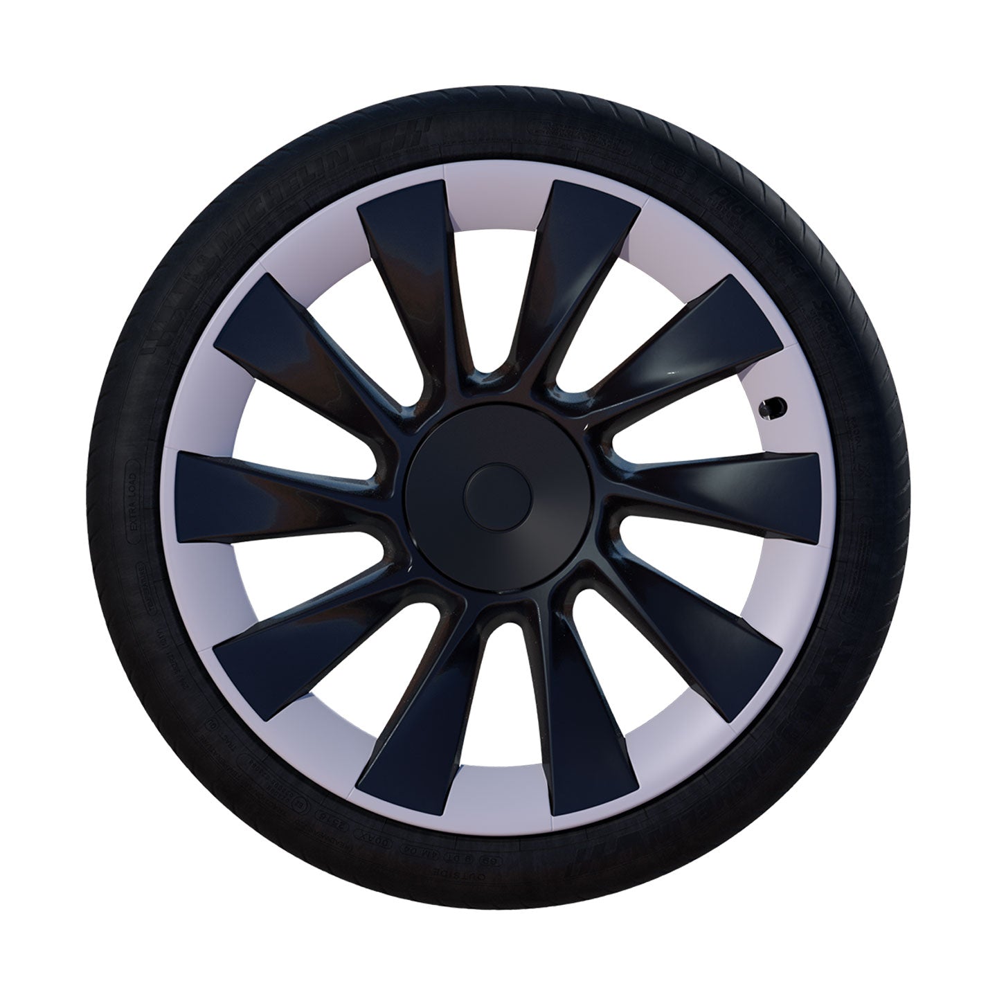 White RimCase Model Y Induction straight | RPTMY20I-WT