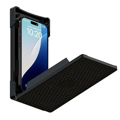 Edgeless screen protector with install tool