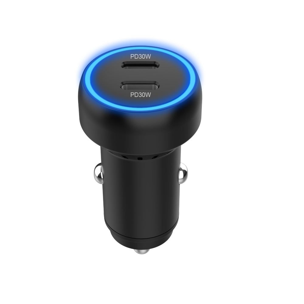 dual usb cigarette charger Car for Apple and Tablet Devices Low Profile Sits nearly flush with the 12V socket for a sleek MagBak USB-C Dual Port Car