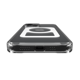 iPhone 15 clear case back bottom profile view | MBC15-CLS1
