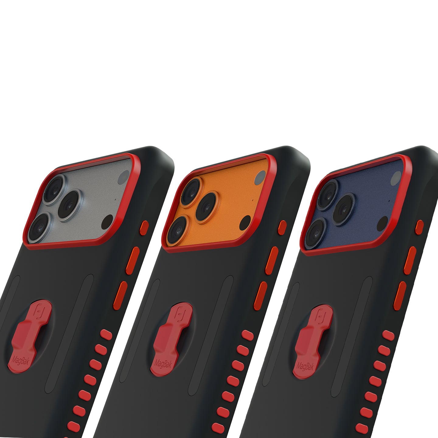 iPhone 17 case side by side | EC17M-BK,EC17P-BK,LF-ACU-17M-RD