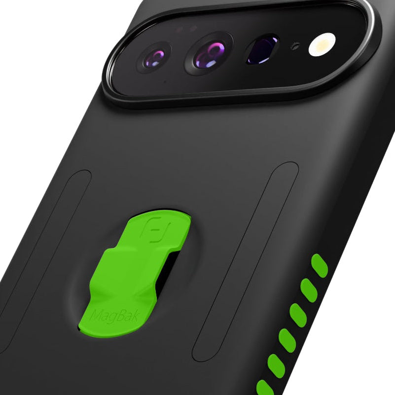 MagBak for google pixel 11 with bright green accents