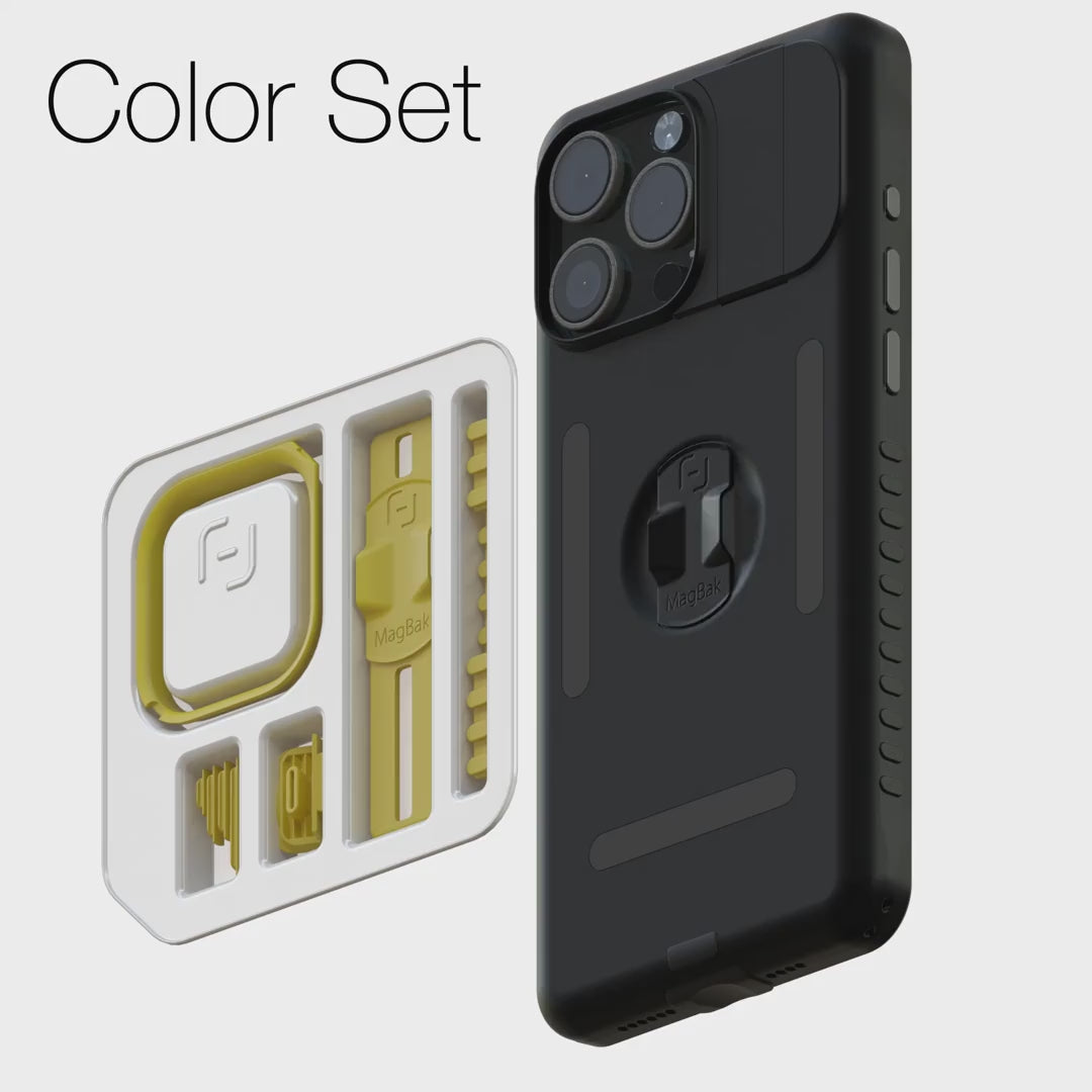 Accent color pack yellow on black case | ACC16E-YW,EC16M-BK,EC16P-BK