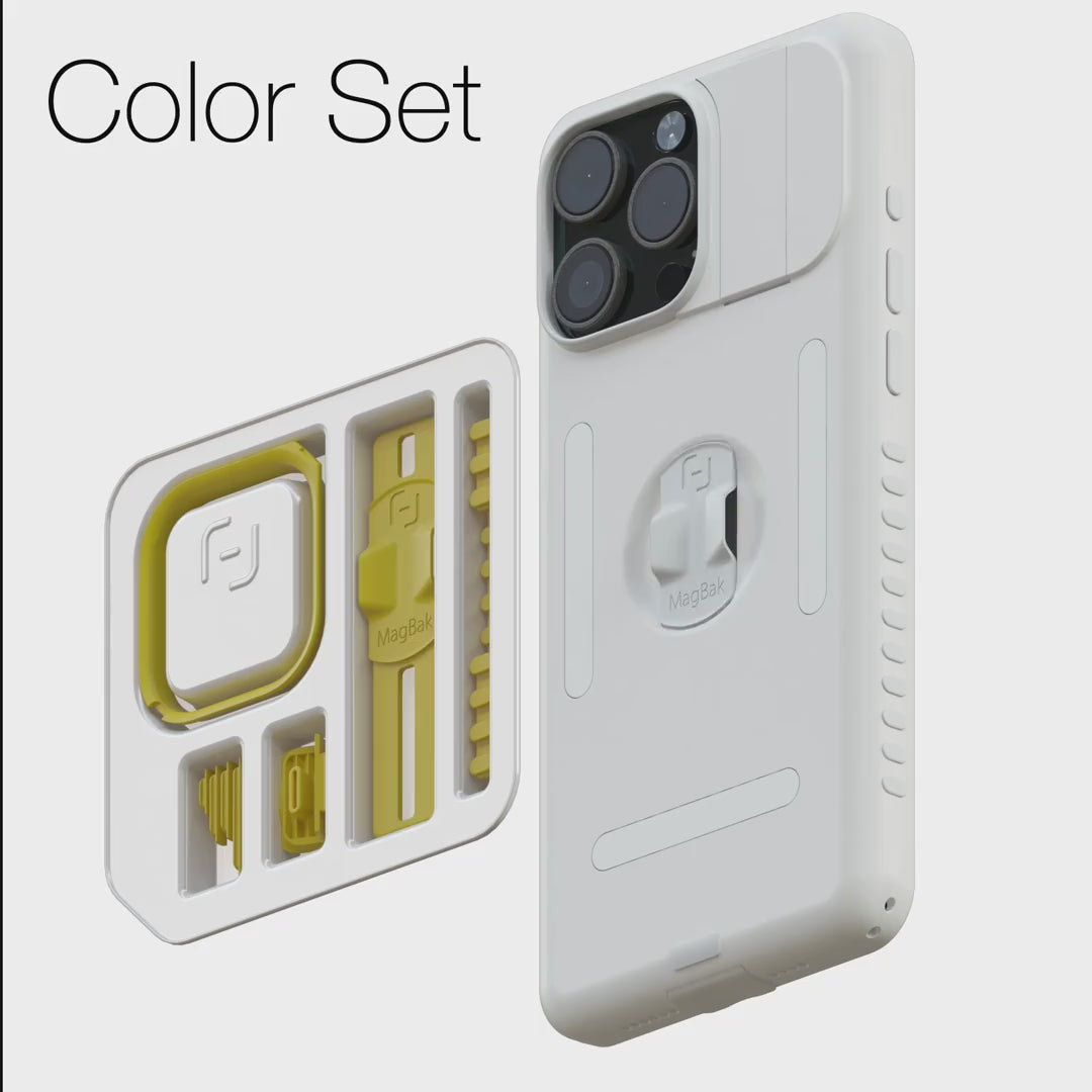 Accent color pack yellow on white case | ACC16E-YW,EC16M-WT,EC16P-WT