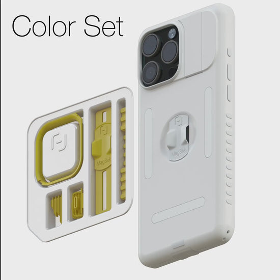 Accent color pack yellow on white case 