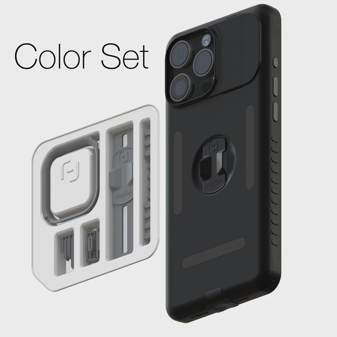 Accent color pack light gray on black case | ACC16E-LG,EC16M-BK,EC16P-BK