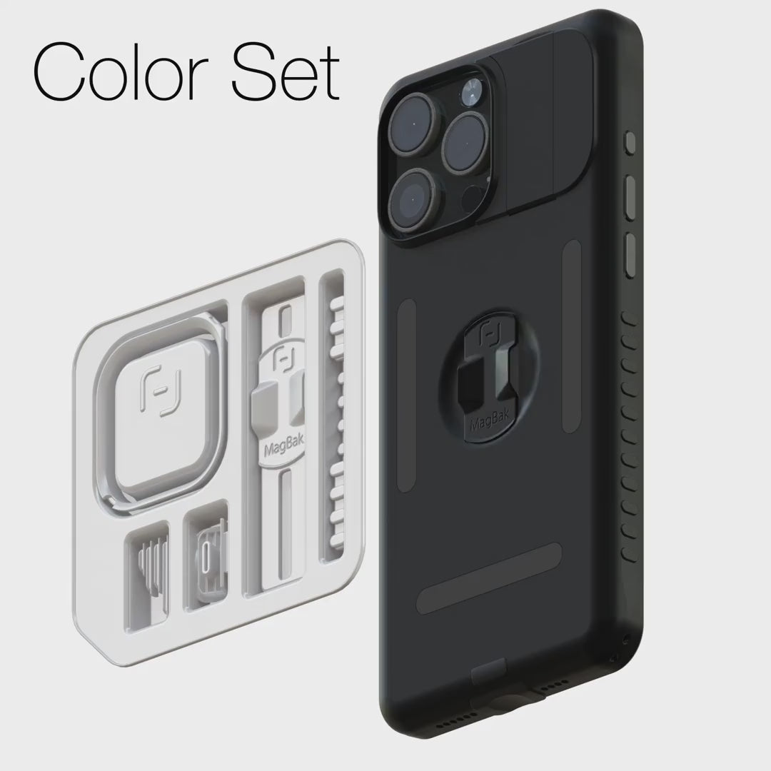 Accent color pack white on black case | ACC16E-WT,EC16M-BK,EC16P-BK,EC16M-WT,EC16P-WT