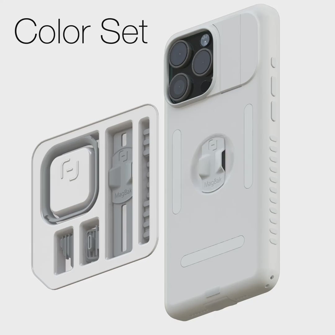 Accent color pack light gray on white case | ACC16E-LG,EC16M-WT,EC16P-WT