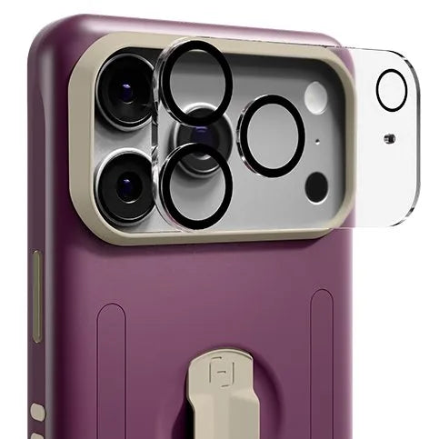 Raised camera ring and camera lens protector